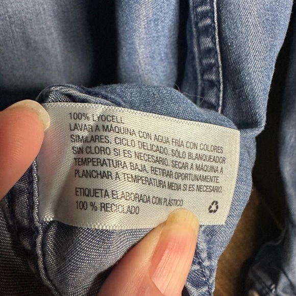 A New Day long sleeve 3/4 button up denim shirt
Size XL - Picture 4 of 6